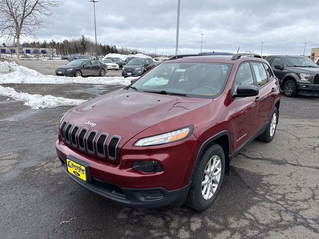 Used 2016 Jeep Cherokee Sport with VIN 1C4PJMAB2GW145051 for sale in Duluth, Minnesota
