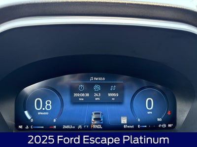 2025 Ford Escape Platinum