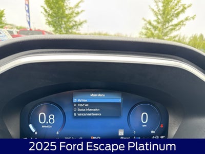 2025 Ford Escape Platinum