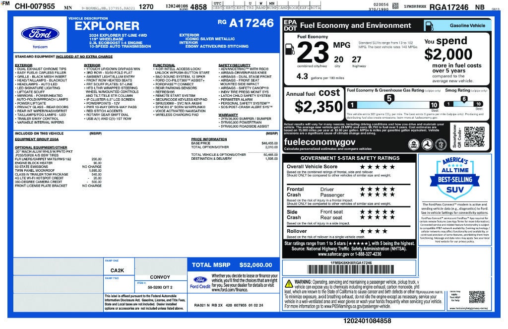 2024 Ford Explorer ST-Line