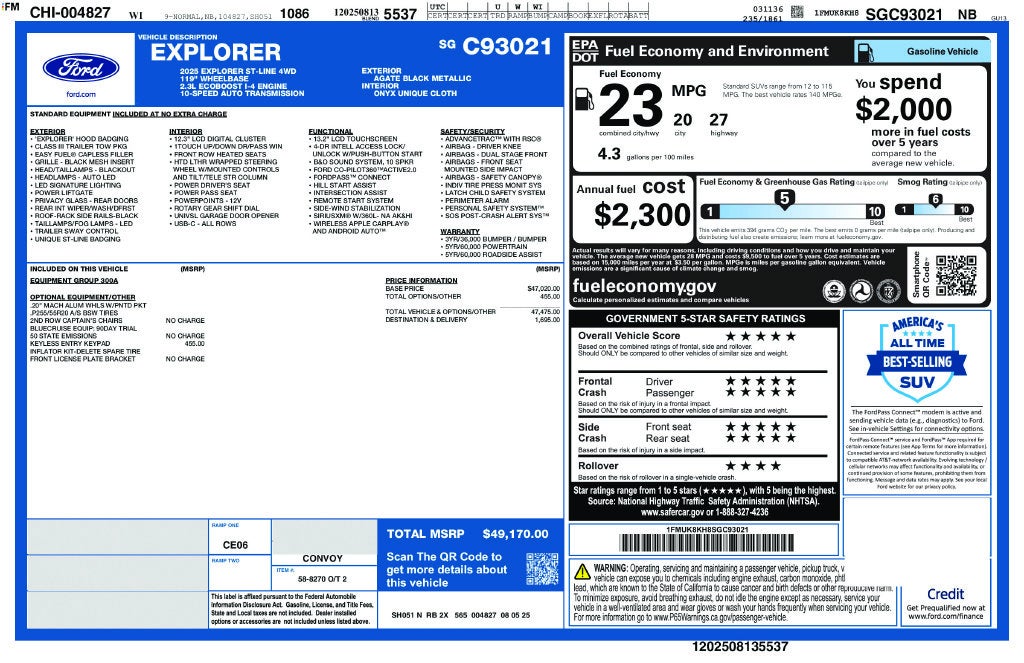 2025 Ford Explorer ST-Line