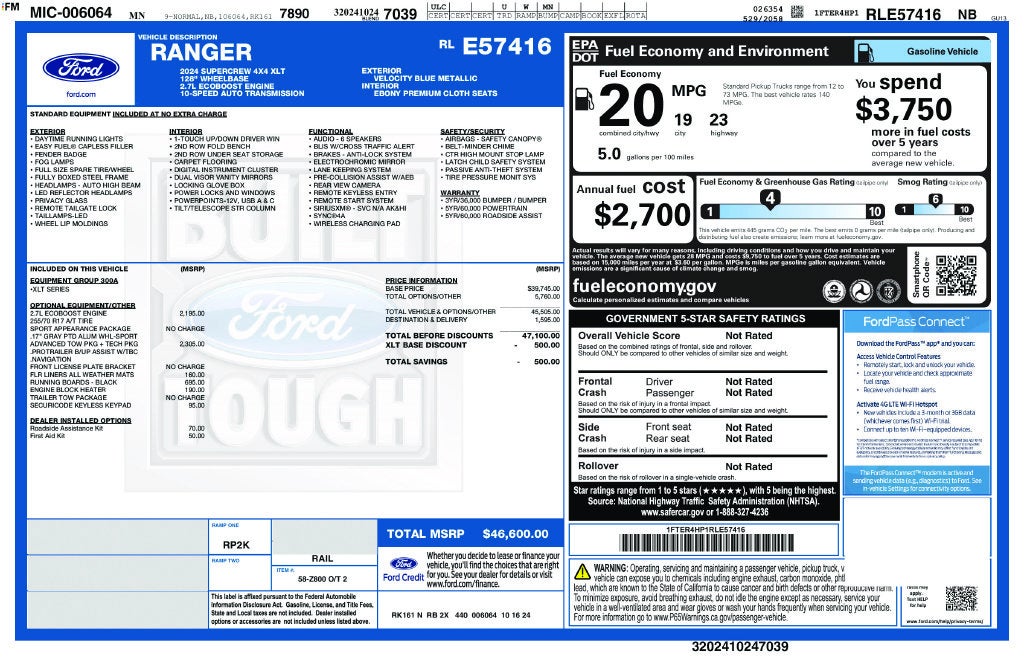 2024 Ford Ranger XLT