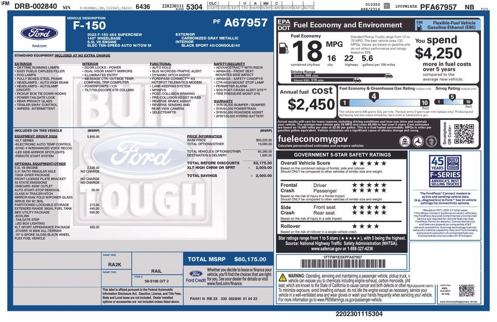 2023 Ford F-150 XLT