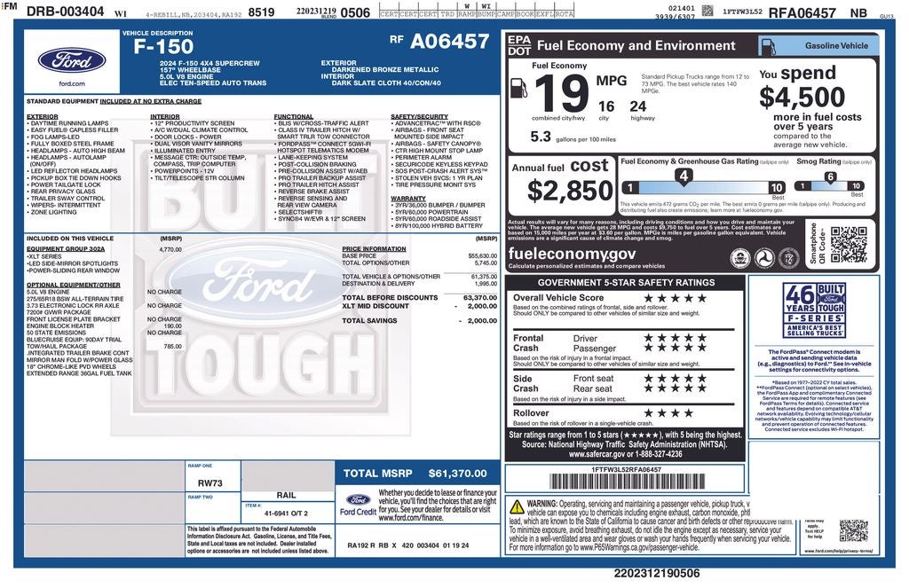 2024 Ford F-150 XLT