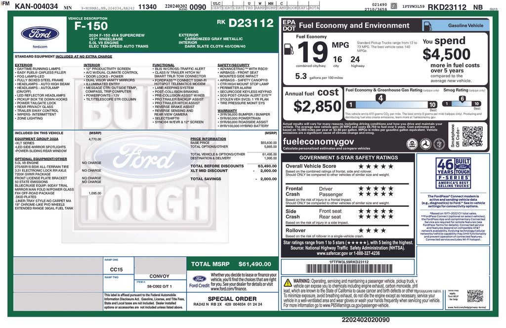 2024 Ford F-150 XLT