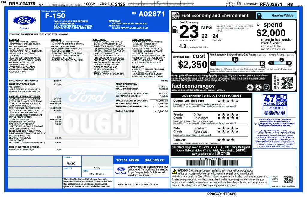 2024 Ford F-150 XLT