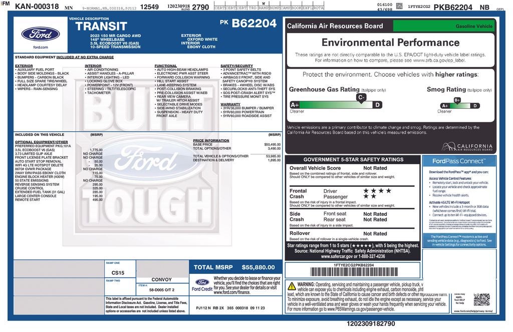 2023 Ford Transit-150 Base