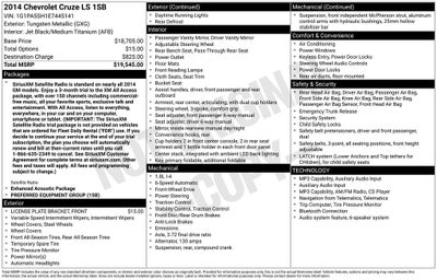 2014 Chevrolet Cruze LS