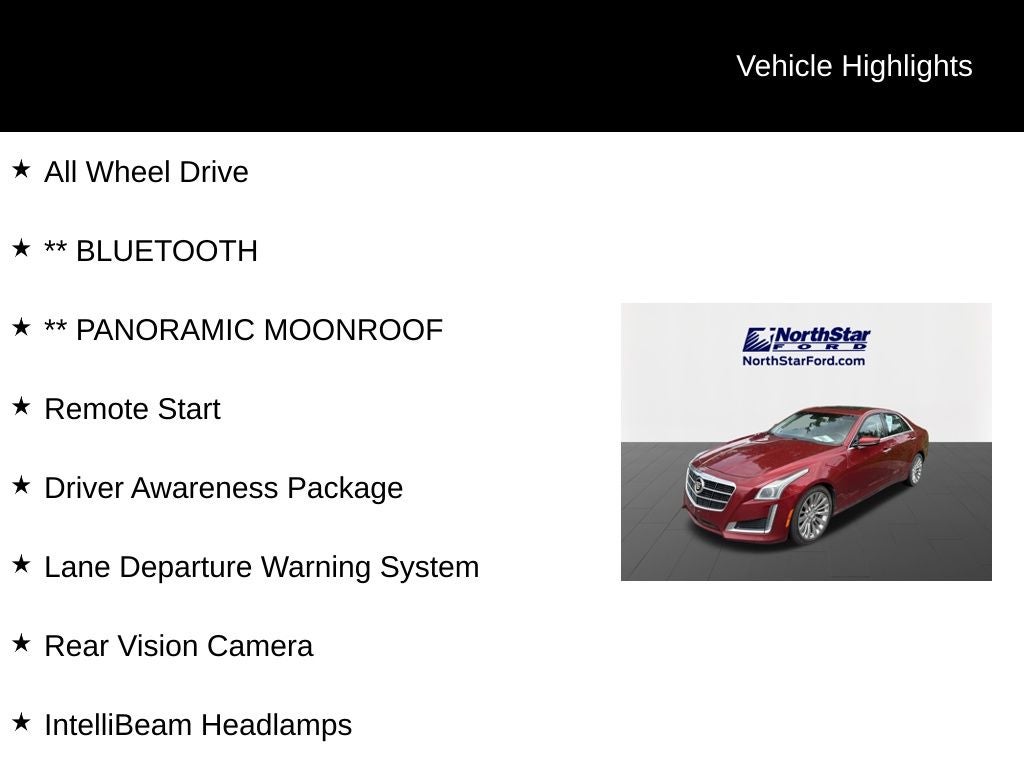 2014 Cadillac CTS 2.0L Turbo Luxury