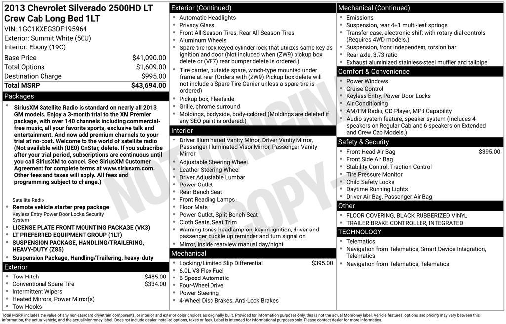 2013 Chevrolet Silverado 2500HD LT
