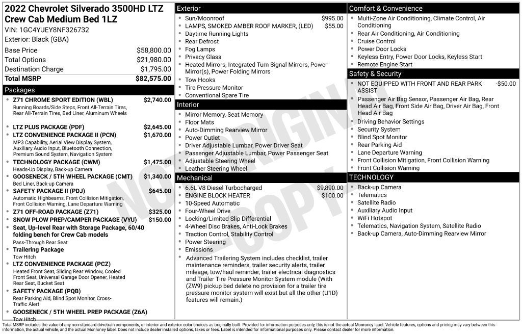 2022 Chevrolet Silverado 3500HD LTZ