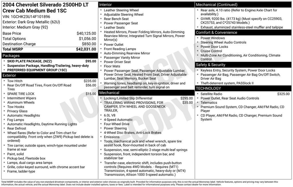 2004 Chevrolet Silverado 2500HD LT