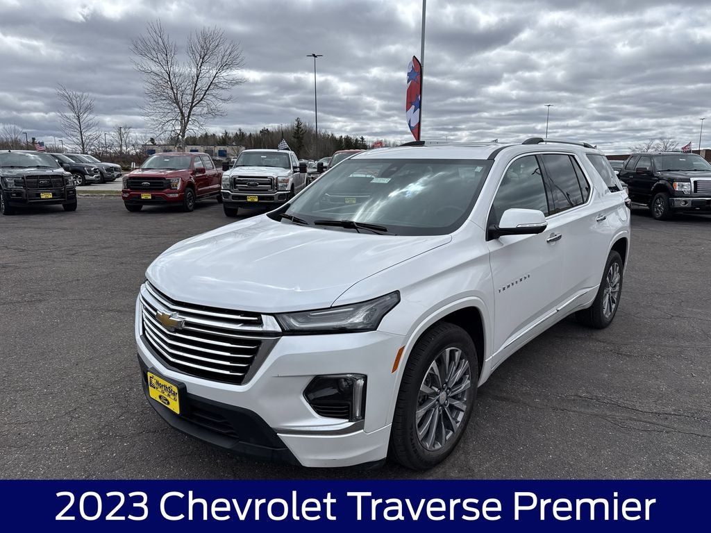 Used 2023 Chevrolet Traverse Premier with VIN 1GNEVKKW1PJ117053 for sale in Duluth, Minnesota