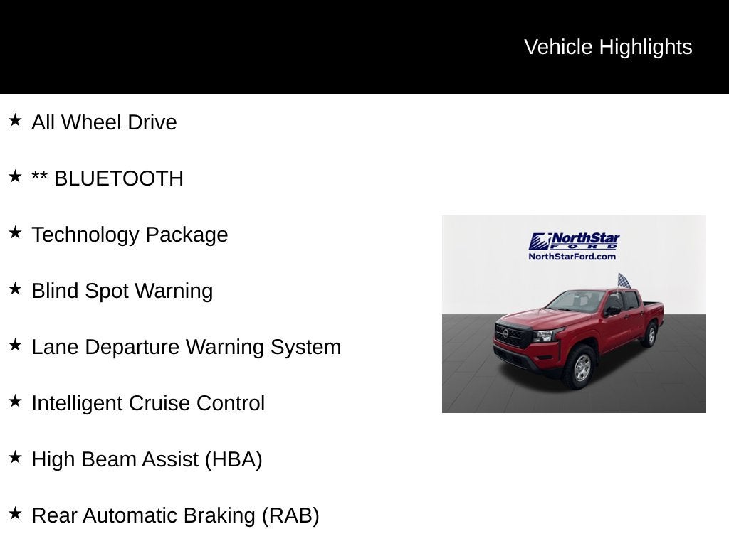 2022 Nissan Frontier S