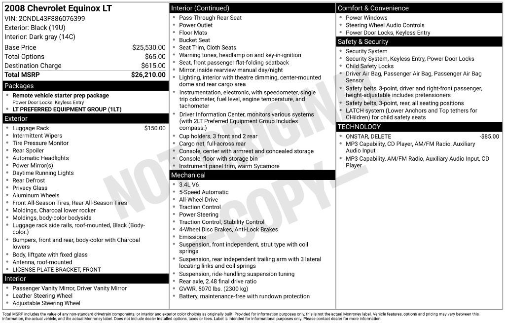 2008 Chevrolet Equinox LT