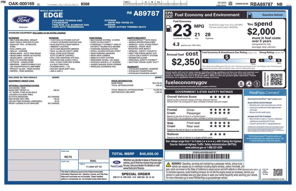 2024 Ford Edge Titanium