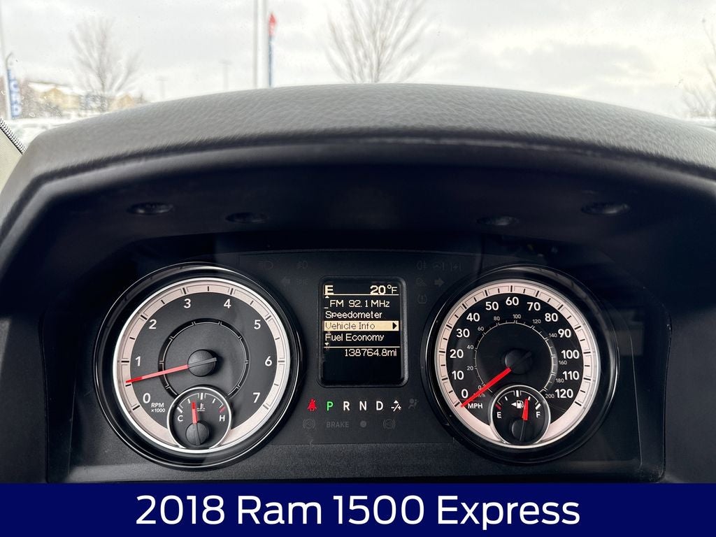 2018 RAM 1500 Express With Plow