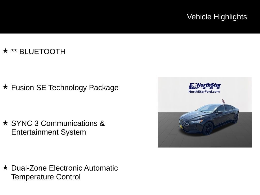 2017 Ford Fusion SE