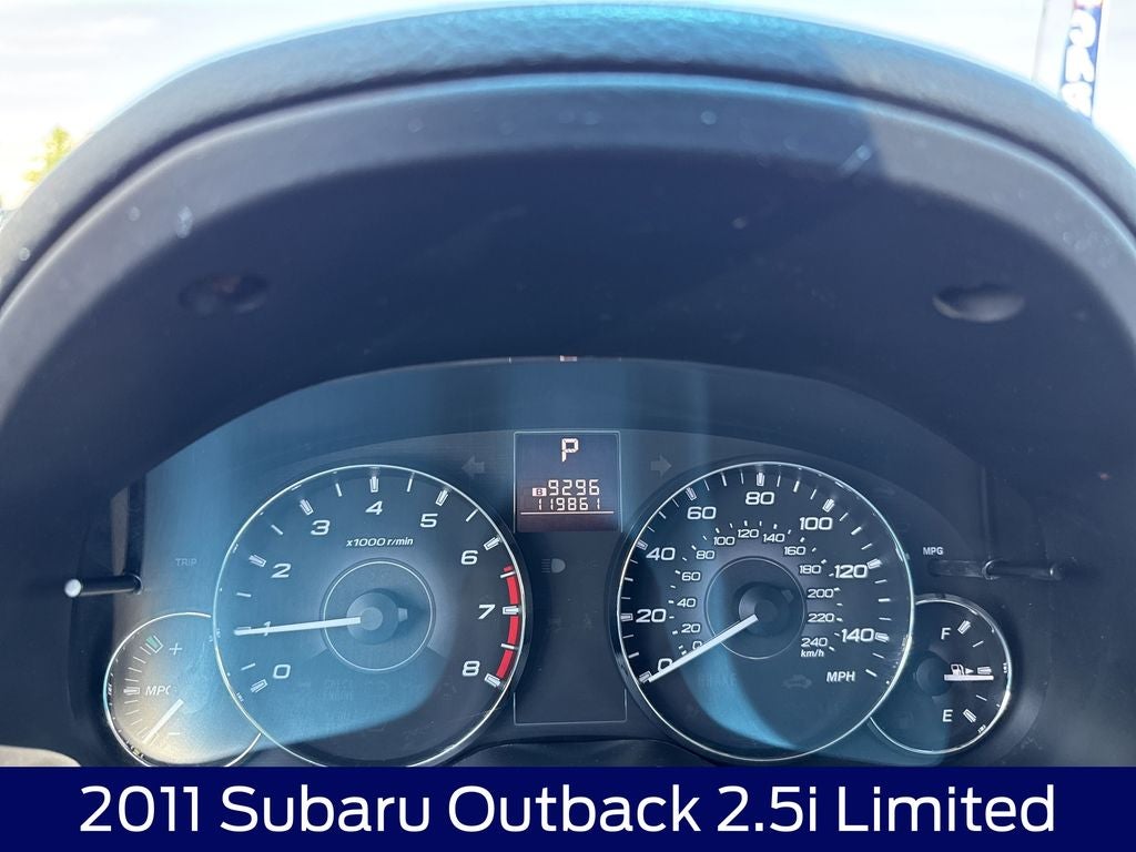 2011 Subaru Outback 2.5i Limited