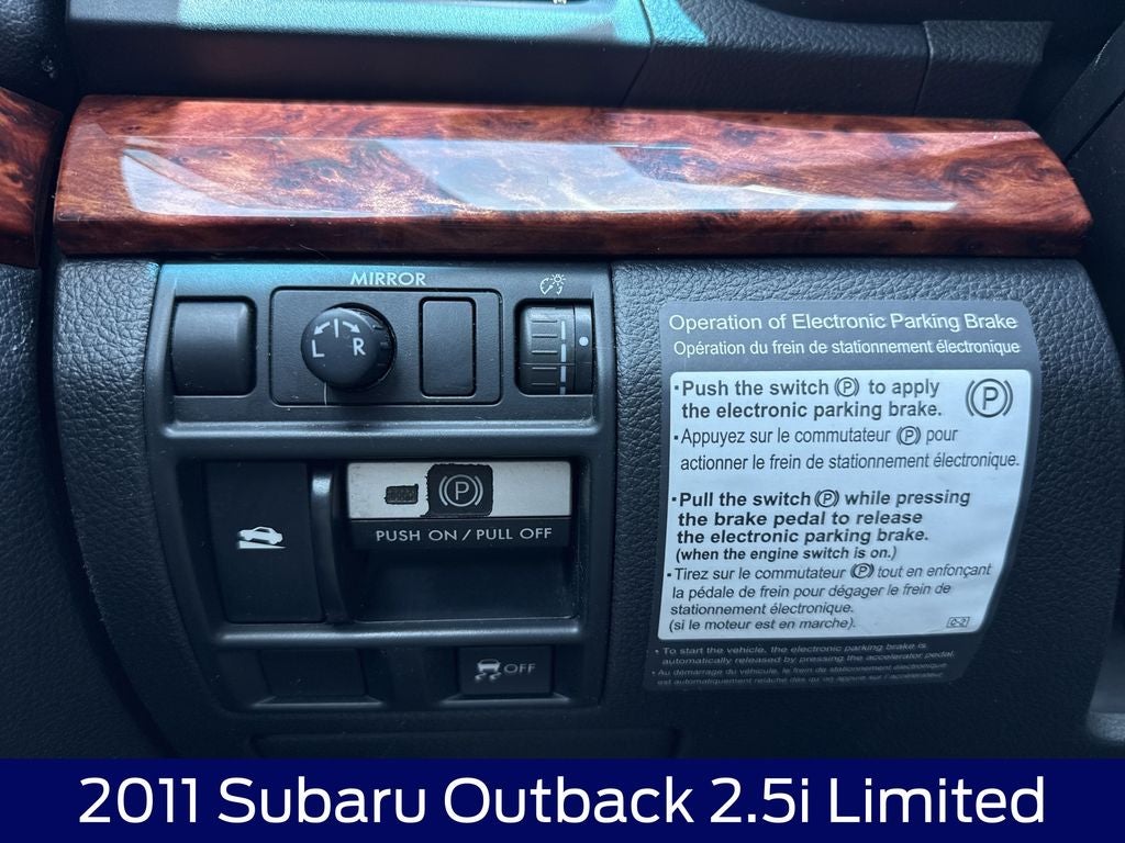 2011 Subaru Outback 2.5i Limited